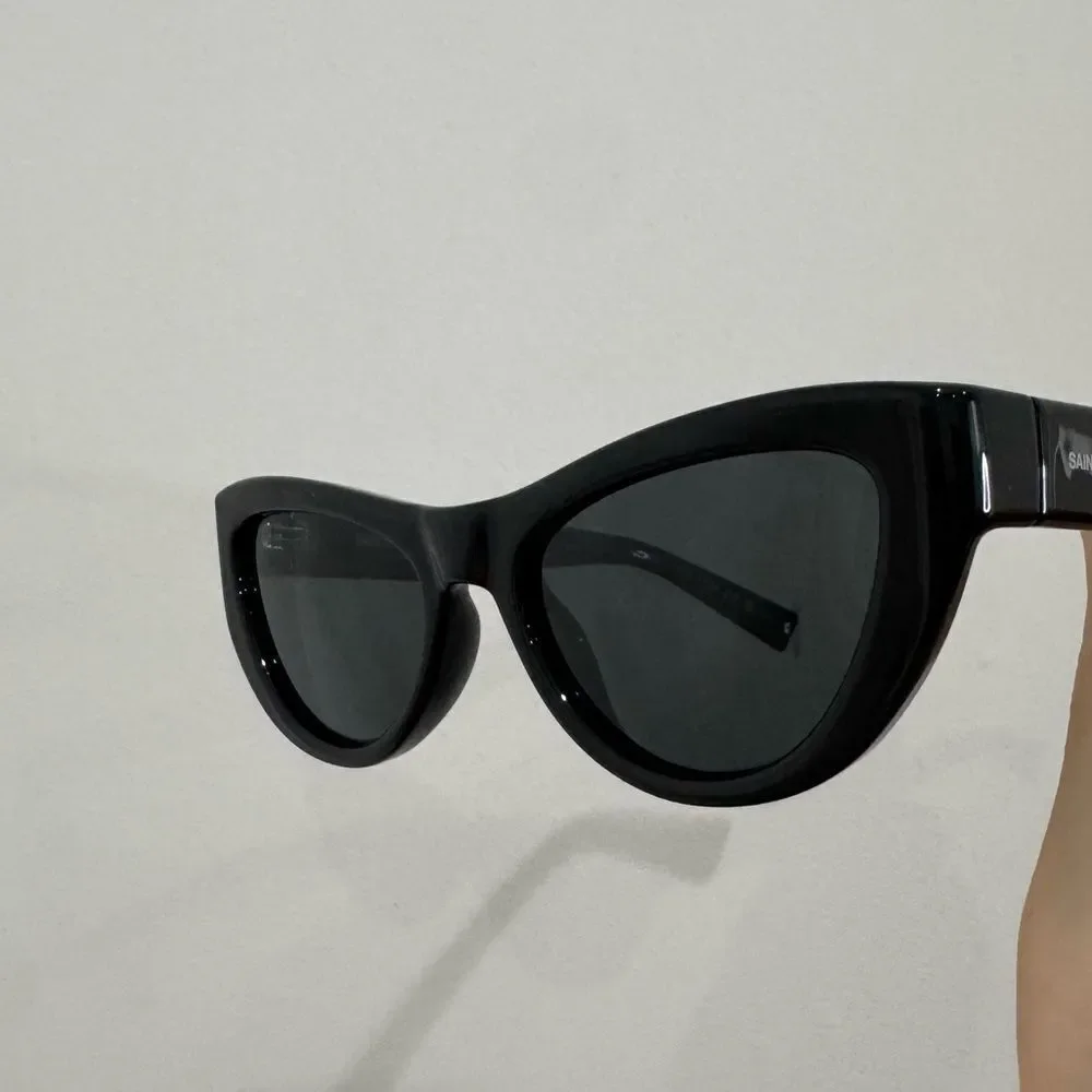 SAINT LAURENT Script Cat Eye Sunglasses, 53mm